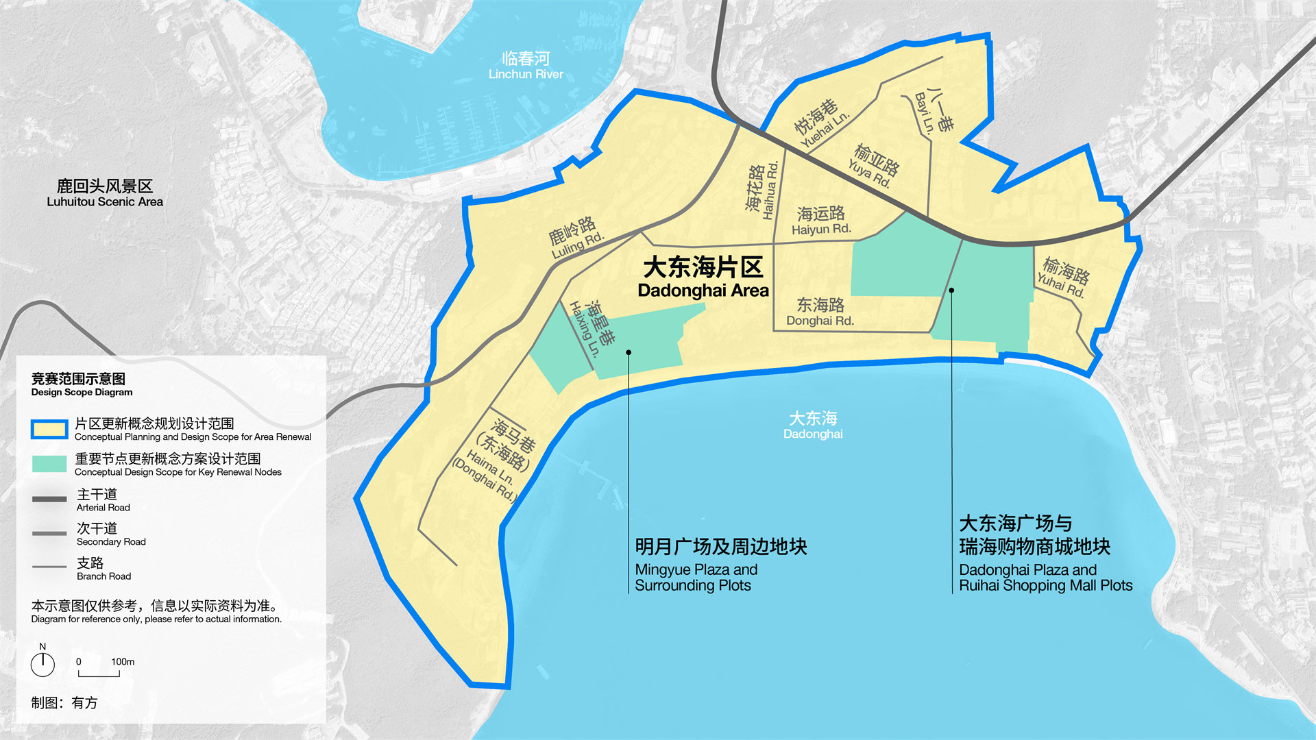 竞赛范围示意图